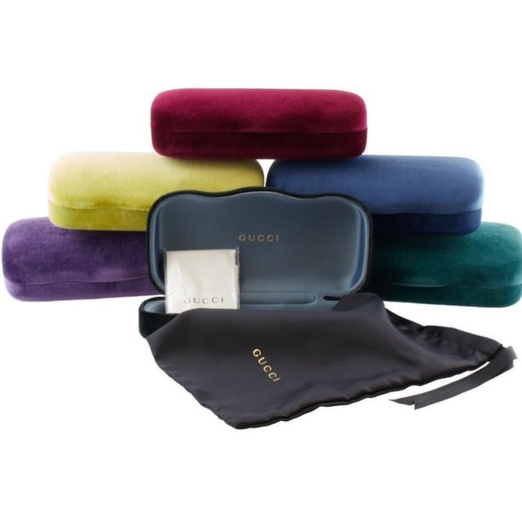 NEW GG0434S 003 GUCCI SHIELD SUNGLASSES GG 0434A HAVANA GOLD - Picture 11 of 11